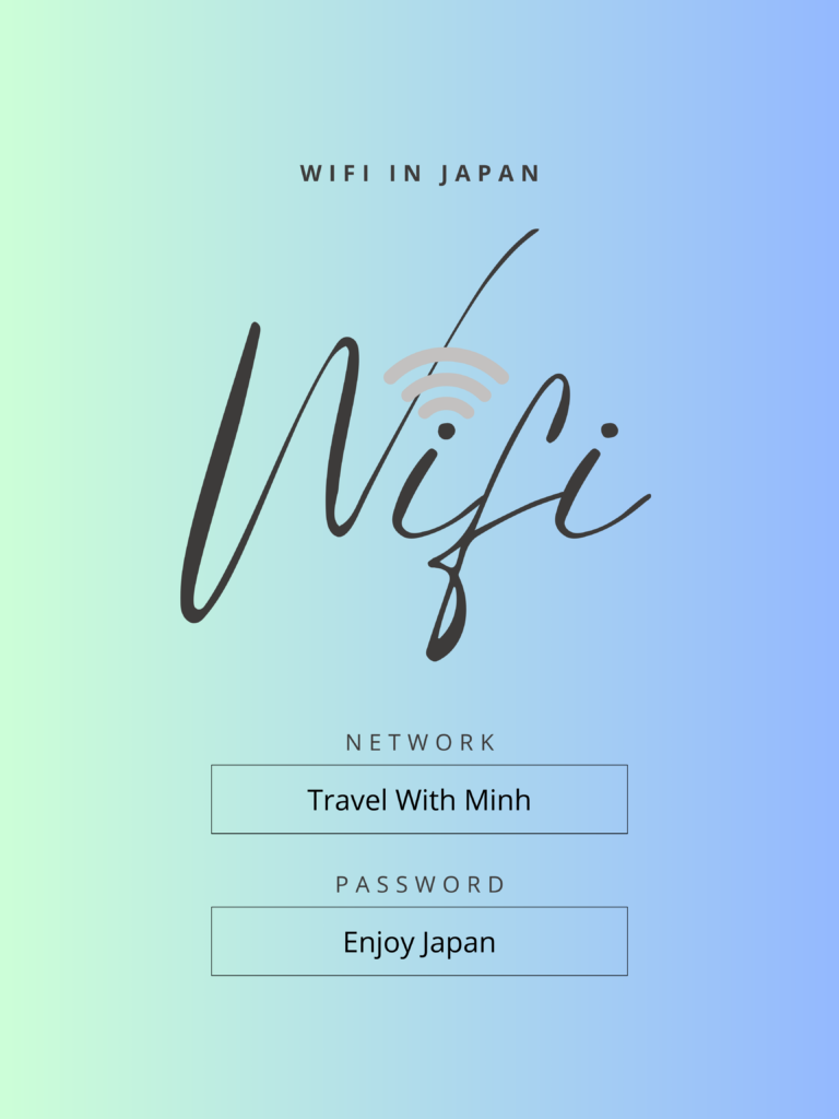 Using the Internet in Japan. – Travel with Minh